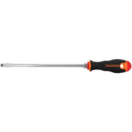Desarmador Plano Bhex 5/16" x10" ComfortGrip Truper 18546