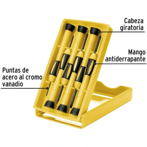 Desarmadores Juegos 6 Pza Electronica y Presicion Truper 21381