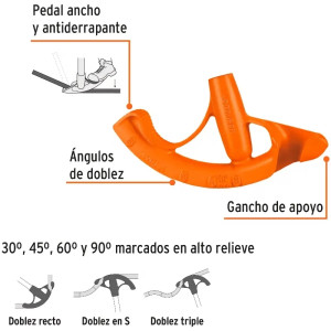 Doblador de Tubo CONDUIT 1", Fundido en Hierro Ductil, DOTU-75100 12847 Truper