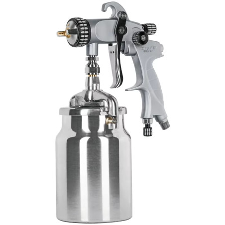Pistolas de Pinturas Succion 1000ml HVLP T1.4mm 3Control A24-28cm Automotriz Pro, PIPI-340X 14030 Truper