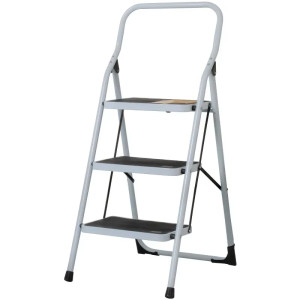 Escaleras  Tubulares 3 Peldaños Plegables T3 Max2.2m P6.2kg Acero, Pretul 24120