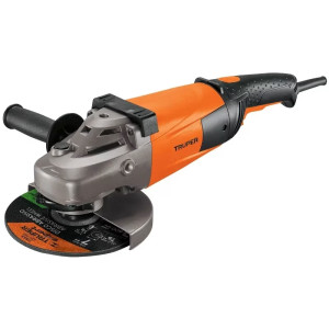 Amoladora angular 7" Profesional, 2100W 8000RPM Mango Ergonomico con Disco y Carbon de Rpsto, ESMA-7A3-2 11022 Truper