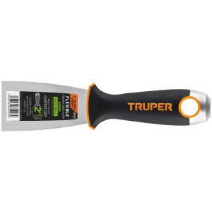 Espatula Flexible 2" Mango Ergonomico, en acero inoxidable, para usarse en alimentos, ET-2FX 15850 Truper