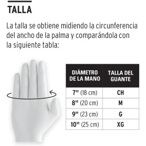 Guantes de Carnaza Talla CH puño corto ajustado, para Construccion y manejo de abrasivos, GU-CACE-C 15248 Truper