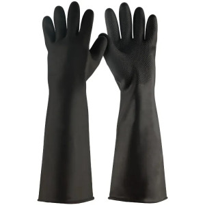 Guantes de Latex Talla G puño extralargo, uso industrial, GU-IND-G 14269 Truper