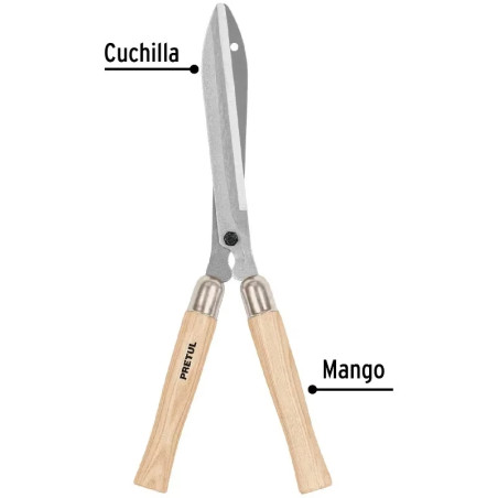 Tijera de Poda Economica 48cm, Mango de Madera, T-19P 23060 Pretul
