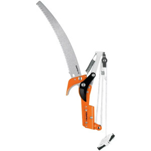 Tijera sin mango Telescopico, Hoja de Acero SK5 14" Templada, Cuchilla de Paso 1 1/4", TR-82 18401 Truper