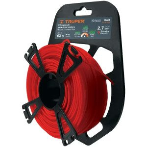 Hilo Redondo para desbrozadora 2.7mm x63M Blister, HLB-105 17610 Truper