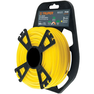 Hilo Redondo para desbrozadora 3.0mm x56M Blister, HLB-130 17630 Truper