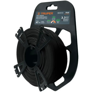 Hilo Redondo para desbrozadora 3.3mm x47M Blister, HLB-155 17631 Truper