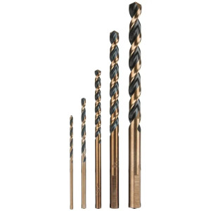 Juego de Brocas para metal 5 Piezas de Alta Velocidad Turbo Steel, JBAV-5 11394 Truper