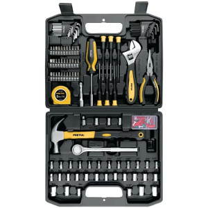 Juegos de Herramientas 104 Piezas E1/4-3/8 CEstuchePlastico, Pretul 27169