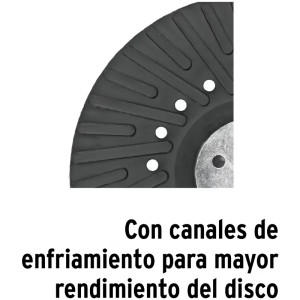 Respaldo para Disco de Lijas 7" Rosca STD Cuerda 5/8-11-NC Truper 17274