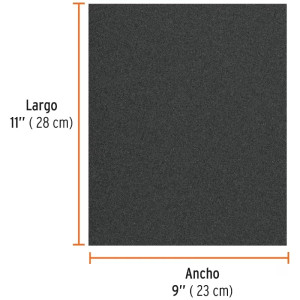 Lijas de Agua G360 x25u 230x280mm CarburoSilicio Truper 11627