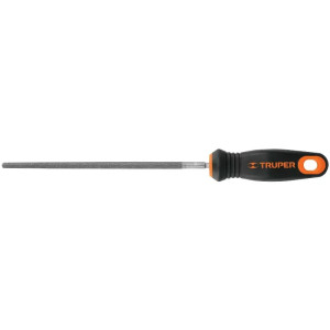 Lima Redonda Bastardas 8" Espesor 5/16", Mango Comfort Grip, LRB-8T 15316 Truper