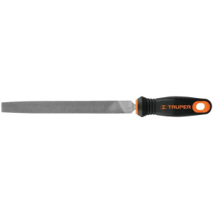 Lima Plana Bastardas 8" Ancho 3/4" Espesor 3/16", Mango Comfort Grip, LPB-8T 15311 Truper