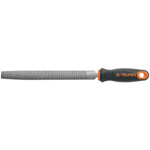 Lima Media Caña Escofinas Bastardas 8" Ancho 13/16" Espesor 1/4", Mango Comfort Grip, LES-8T 15321 Truper