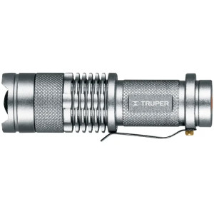 Linternas LED 35 Lumenes, Alcance 26M Duracion 6H 1 Pilas AA, en Aluminio, LINA-1AA 17256 Truper