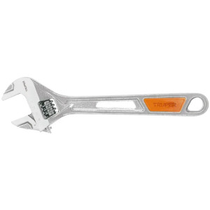 Llave Francesa 8" Apertura 1", Acero al Carbono Cromadas con Grip, PET-8X 15510 Truper