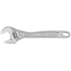Llave Francesa 10" Apertura 1 3/8", Profesionales Acero al Cromo Vanadio Cromadas, PET-10C 15507 Truper