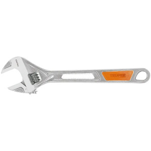 Llave Francesa 12" Apertura 1 1/2", Acero al Carbono Cromadas con Grip, PET-12X 15512 Truper