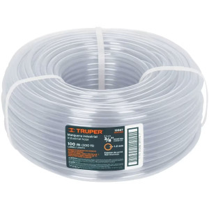 Manguera Industrial 3/8" Espesor 1.5mm, 100 Metros Peso 6.5Kg, MAN-3/8I 19867 Truper