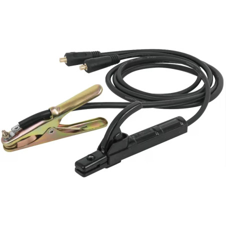 Juego de Cables PortaElectrodo SMAW y Tenaza de Tierra, CAB-200 12107 Truper