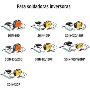 Antorcha para Soldar Proceso Electrodo Tungsteno TIG, AN-SOIN-120/160/200 12108 Truper