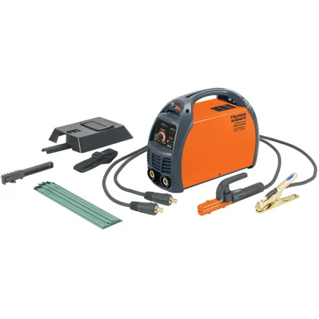 Maquina de Soldar Inversor Soldadoras 15 - 200A SMAW TIG, Incluye PortaElectrodo Careta y Cepillo, SOIN-130/200 16053 Truper