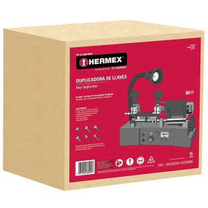 Maquina Duplicadora de llaves Tipo Torno, para llaves planas tetra y radiales Tension 110V, DUP-200 43665 Hermex