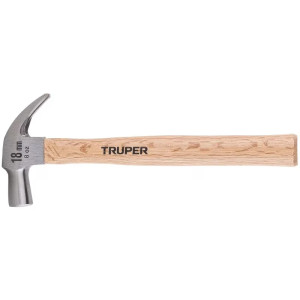Martillo 8oz uña curva Cabeza Conica Pulidos, Boca18mm Mango11", MAC-18 10554 Truper