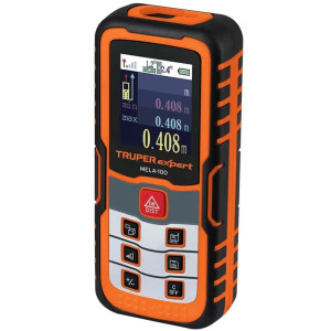 Medidor Laser de distancia 100m 2AAA Apagado Automatico, Truper 100374