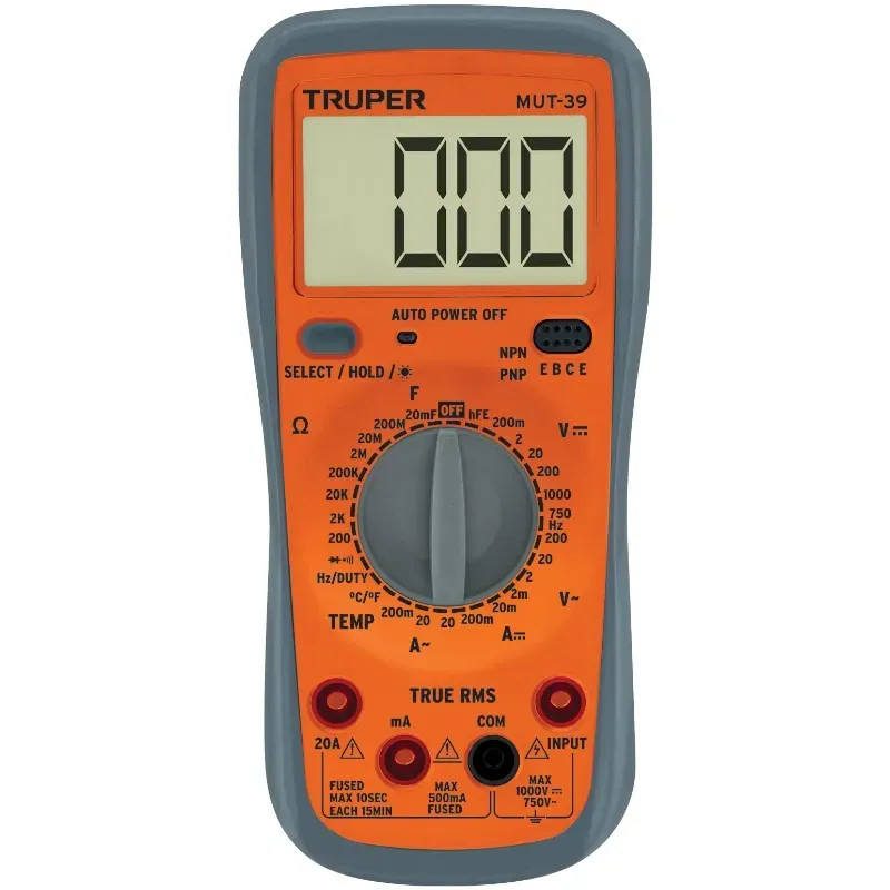 Multitester Digital Profesional, MUT-39 10402 Truper