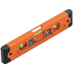 Niveles Torpedos Magneticos 9" 23cm TPE GotasVerdes, Truper 11223