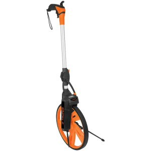 Odometro con freno, Rueda de 12", Contador Automatico Metros Decimetros, Cuerpo ABS Facil Manejo, ODM-12 15831 Truper