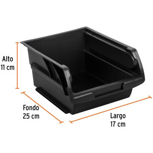 Gaveta Bandeja Apilables 25x17x11cm Polipropileno, Truper 10890