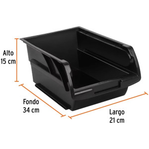 Gaveta Bandeja Apilables 34x21x15cm Polipropileno, Truper 10891