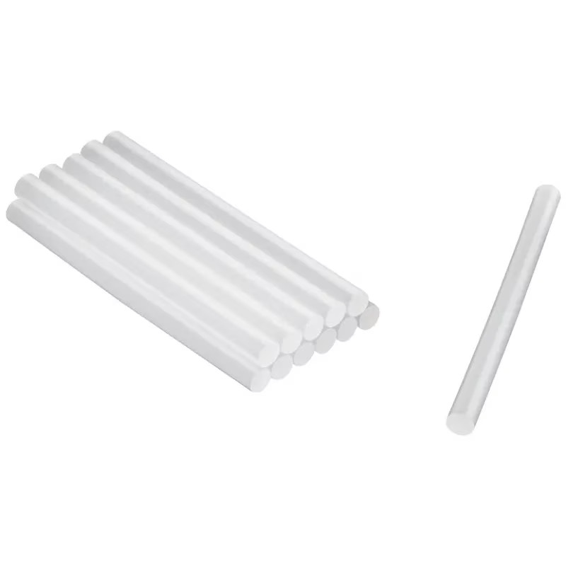 Barra de Silicona 5/16 10cm, Glue Sticks Blister 12pzas, Truper 17537