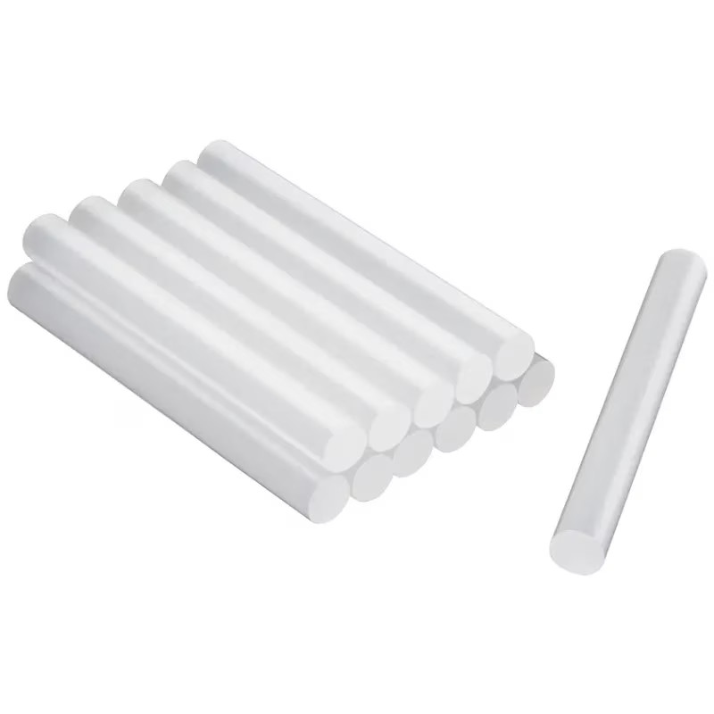 Barra de Silicona 1/2 10cm, Glue Sticks Blister 12pzas, Truper 17538