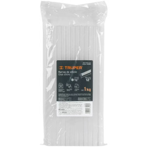 Barra de Silicona 1/2 30cm, 1kg Glue Sticks, Truper 100080