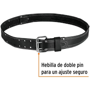 Cinturon de Cuero para PortaHerramientas 136cm, Truper 101789