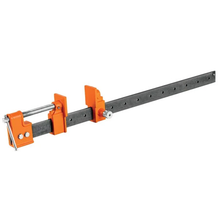 Prensa Sargentas con Solera Apertura 72" Largo 80", Hierro nodular Solera de acero, S6 17739 Truper