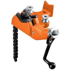 Prensa de Cadena para tubo de 2 1/2", Cuerpo de hierro nodular mordazas en acero al carbono, PTU-25C 17704 Truper