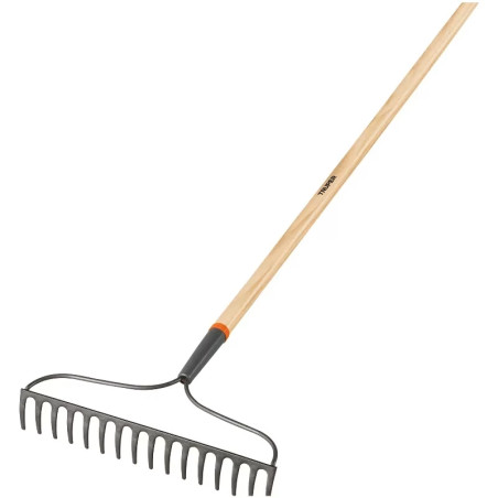 Rastrillos 41cm 16 Dientes Mango 137cm 54" Jardinero Truper R-16AM 17882