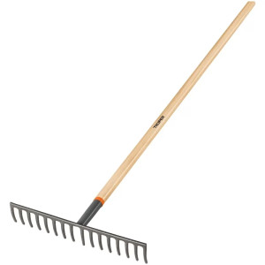 Rastrillos 42cm 16 dientes Mango Fresno 152cm 60" Recto Truper 17880