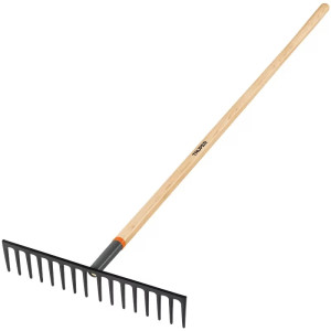 Rastrillos 46cm 16 dientes Mango Fresno 152cm 60" Recto Truper R-16MX 17888