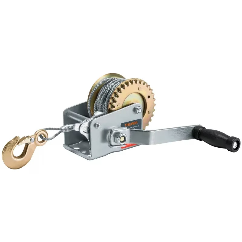 Templadoras de Manivela con Cable 300kg, en acero, ideal para remolque y cargas pesadas, MAW-27C 14719 Truper