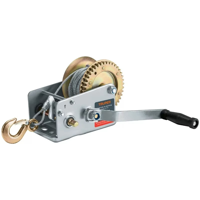 Templadoras de Manivela con Cable 1100kg, en acero, ideal para remolque y cargas pesadas, MAW-91C 14721 Truper