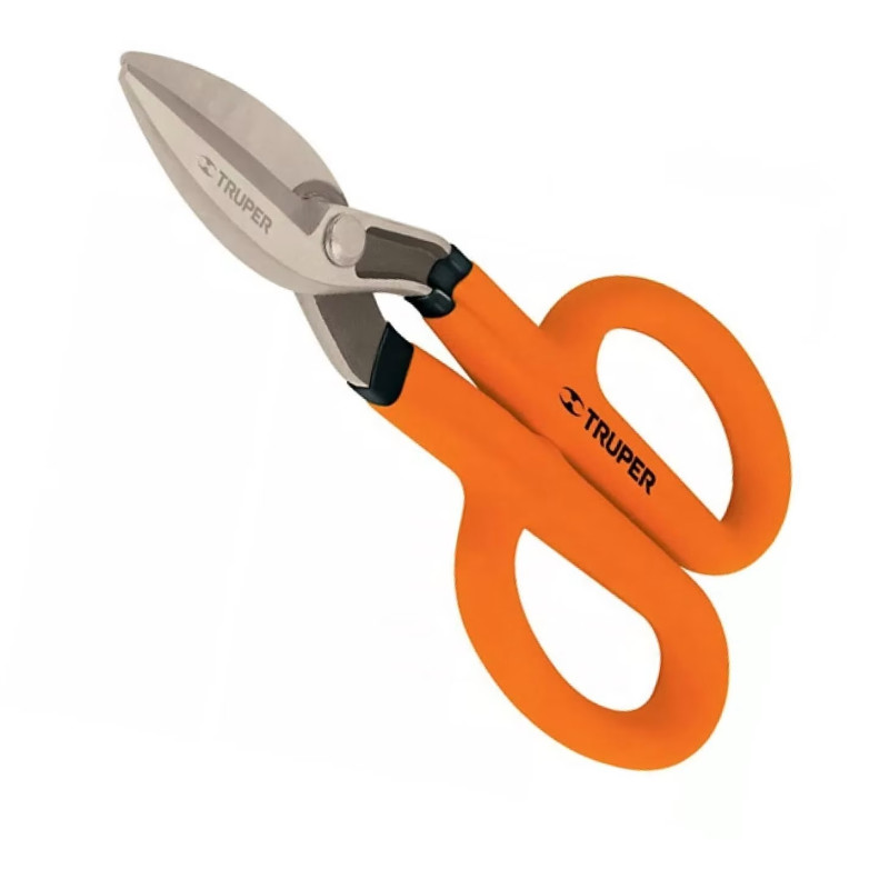 Tijera para Hojalatero 7", en acero al carbono, mango vinil acoginado, TH-7 18520 Truper
