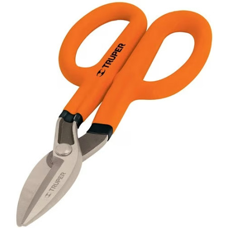 Tijera para Hojalatero 8", en acero al carbono, mango vinil acoginado, TH-8 18500 Truper